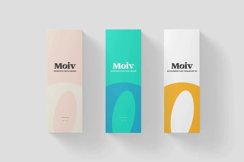 Moiv – obalový design krabiček