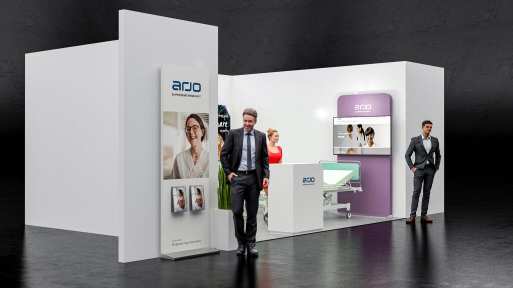 Arjo exhibition stand