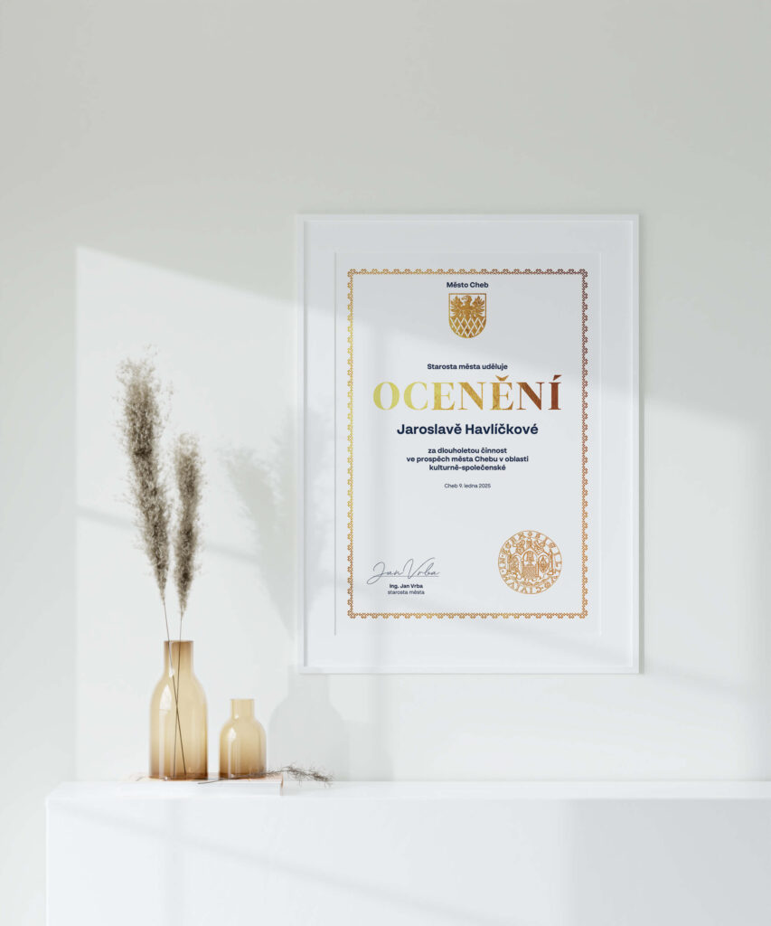 Personality of the Year 2024 award – certificate