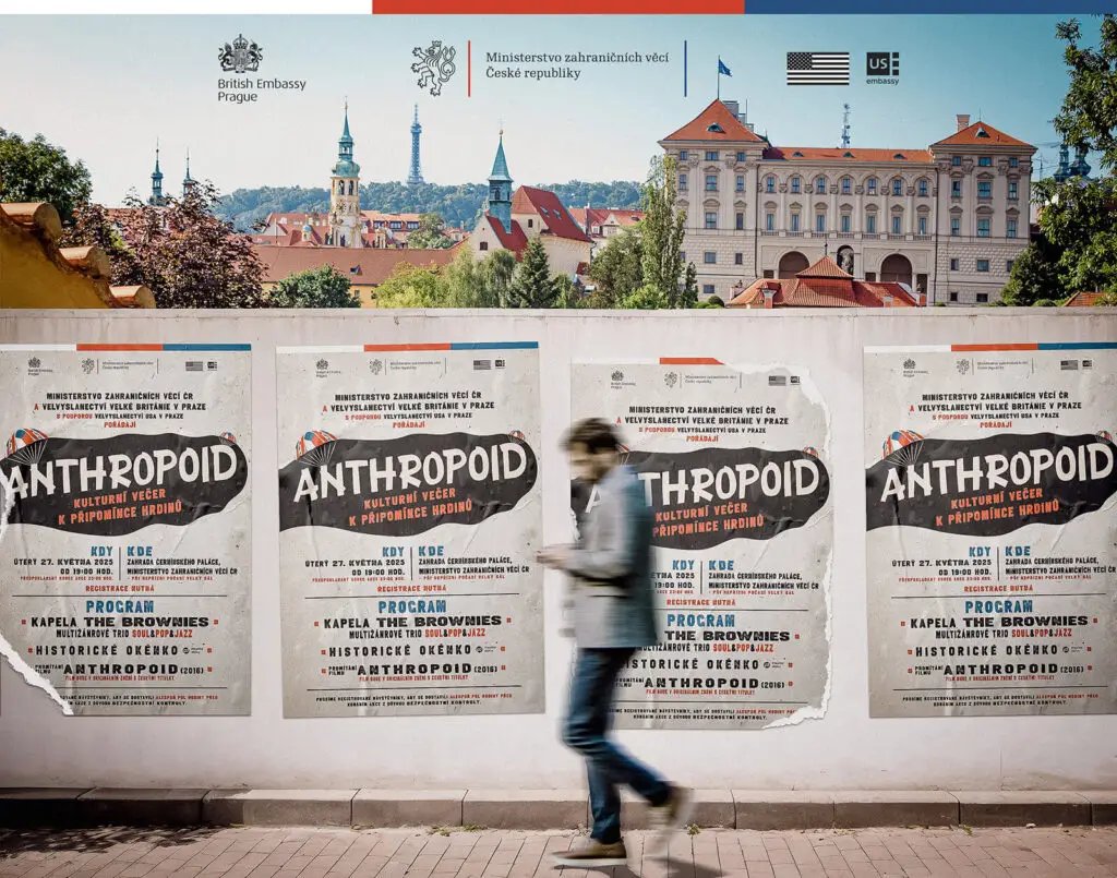Anthropoid (Czech Ministry of Foreign Affairs and the British Embassy in Prague, supported by the U.S. Embassy in Prague)