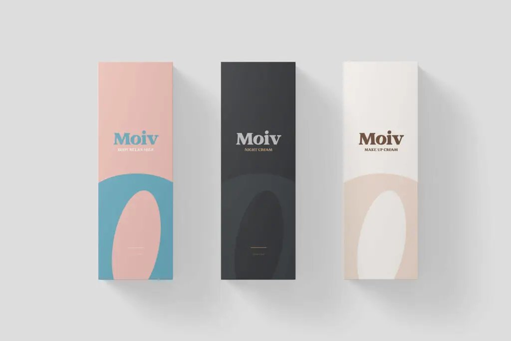 Moiv – product packaging