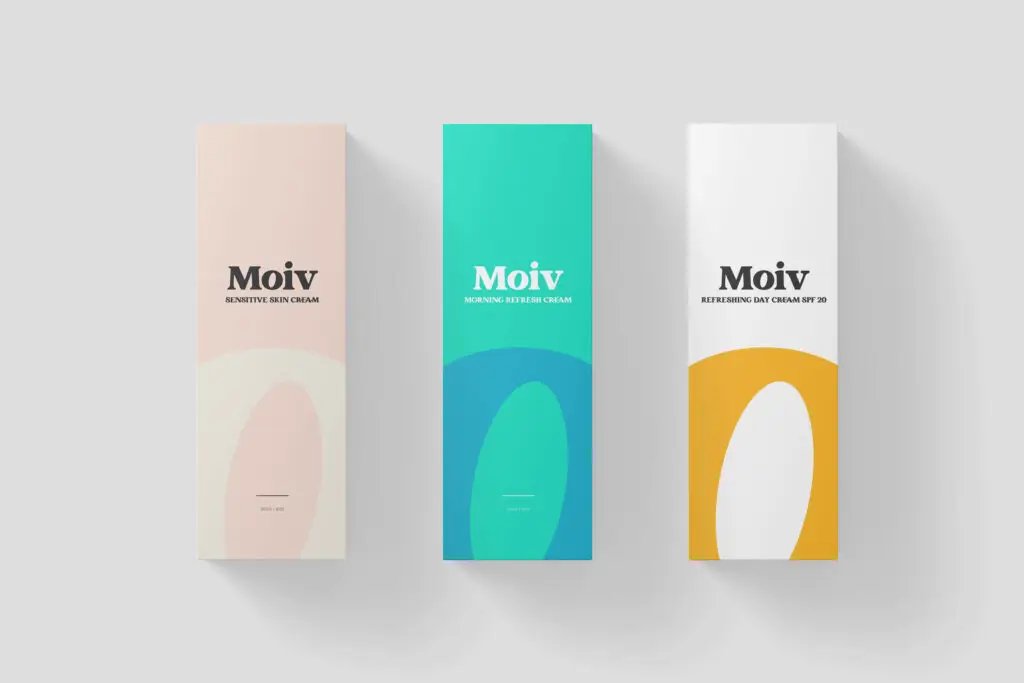 Moiv – box packaging design