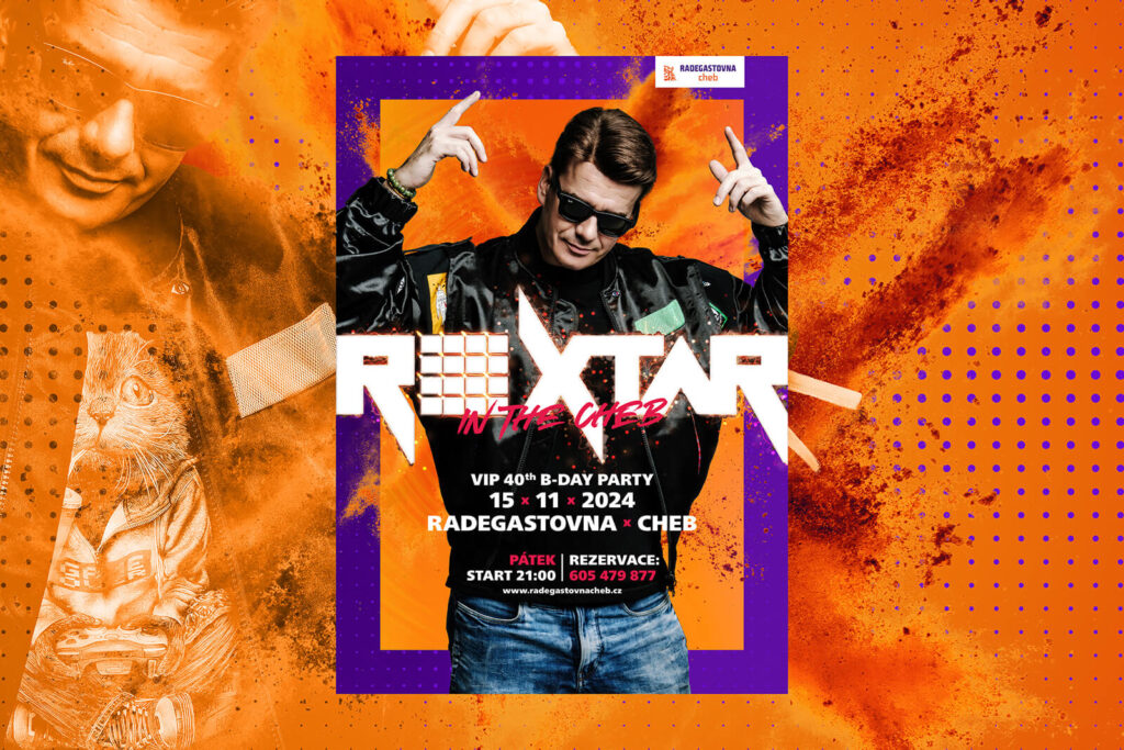 Roxtar – party poster